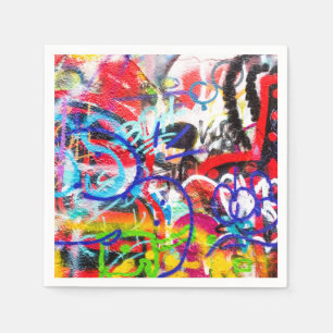 Crazy Graffiti Napkin