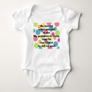 Crazy Grandma Infant T Shirt