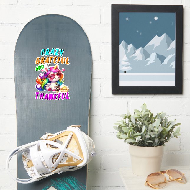 Crazy Grateful And Thankful (Snowboard)