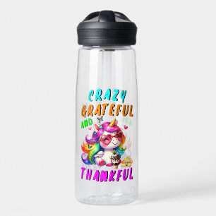 Crazy Grateful And Thankful Water Bottle
