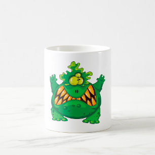 Crazy Green Monster Coffee Mug