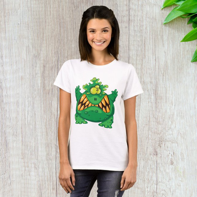 Crazy Green Monster T-Shirt (Creator Uploaded)