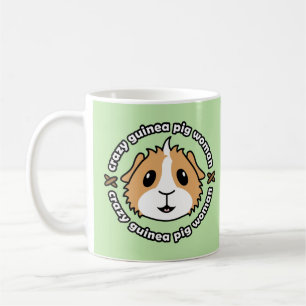 Crazy Guinea Pig Woman Mug
