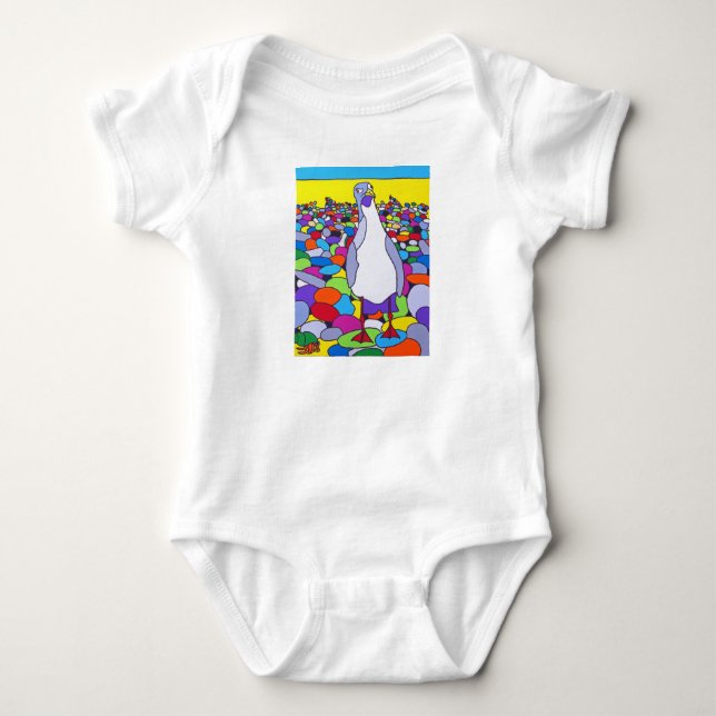 Crazy Gull - Little Nipper Baby Bodysuit (Front)