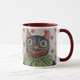 Crazy Halloween Cat Mug