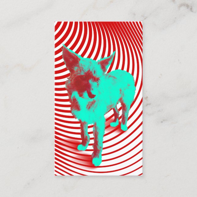 crazy hazie pups punch card (Front)