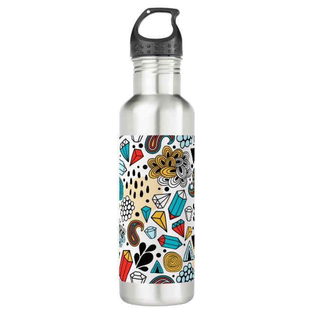 Crazy head 710 ml water bottle (Front)