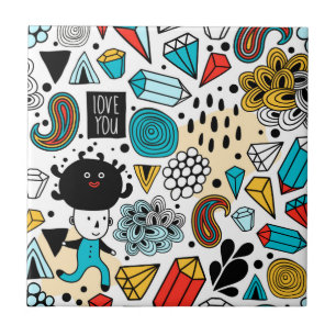 Crazy head ceramic tile