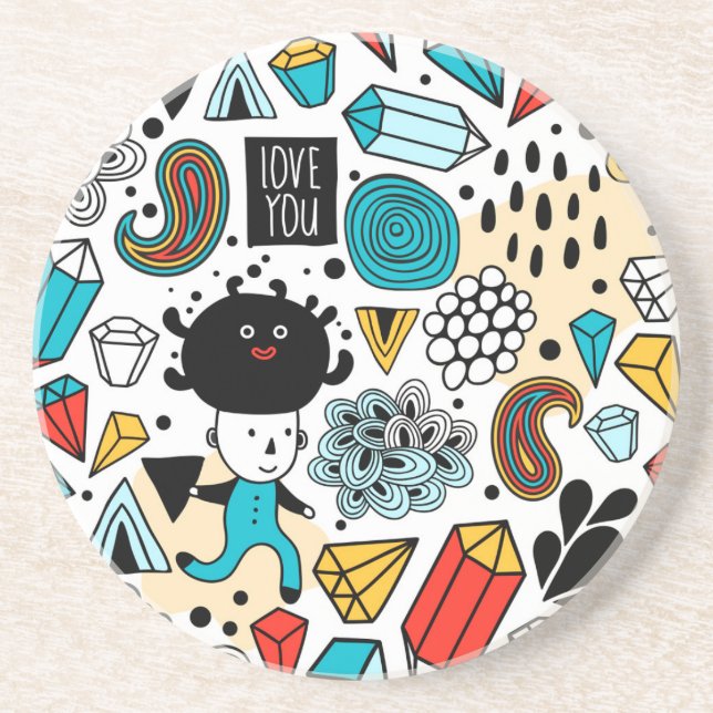 Crazy head coaster (Front)