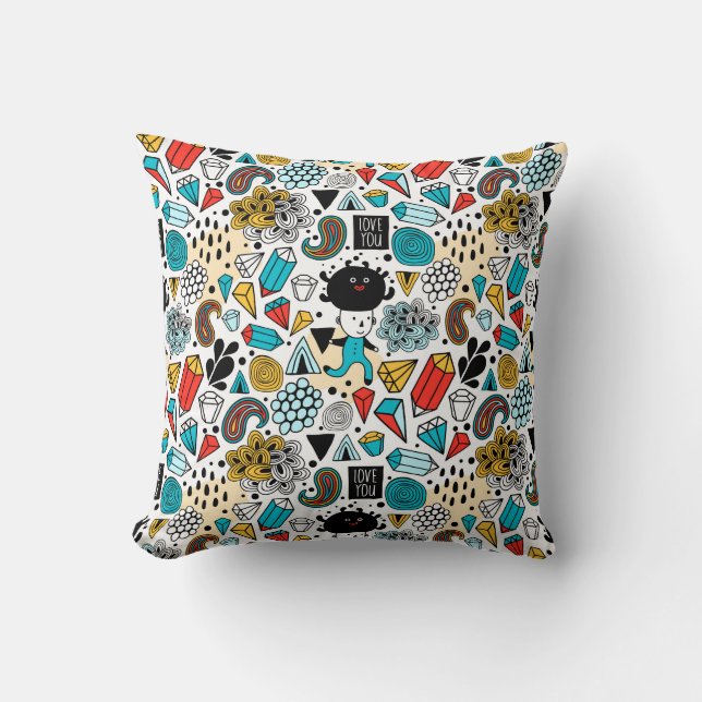 Crazy head cushion (Front)