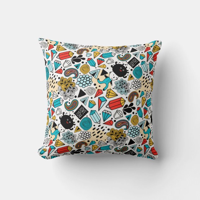 Crazy head cushion (Front)