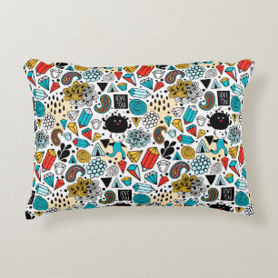Crazy head decorative cushion