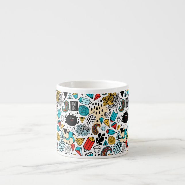 Crazy head espresso cup (Front)