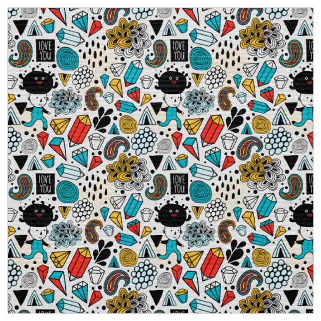 Crazy head fabric (Swatch)