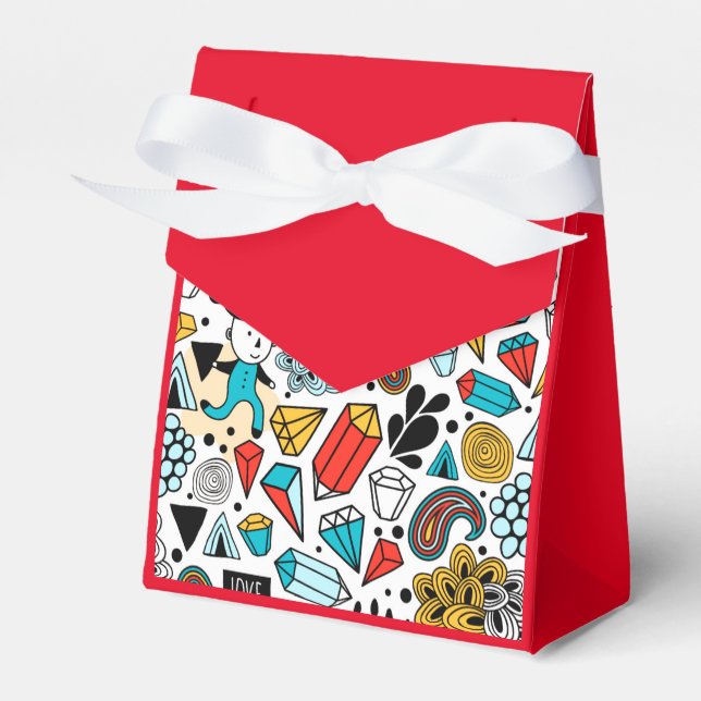 Crazy head favour box (Front Side)