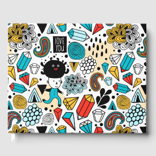 Crazy head guest book