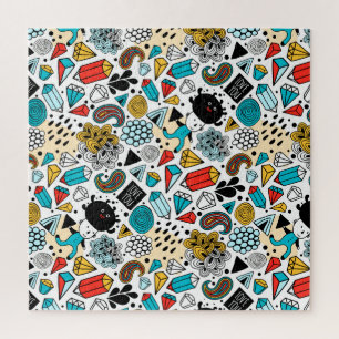 Crazy head jigsaw puzzle