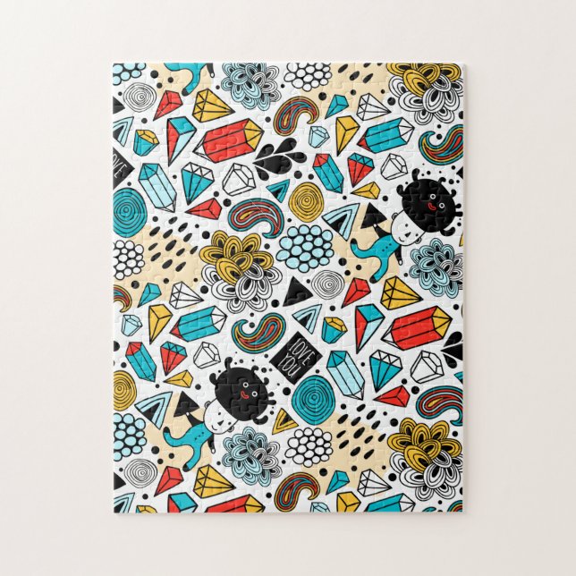 Crazy head jigsaw puzzle (Vertical)