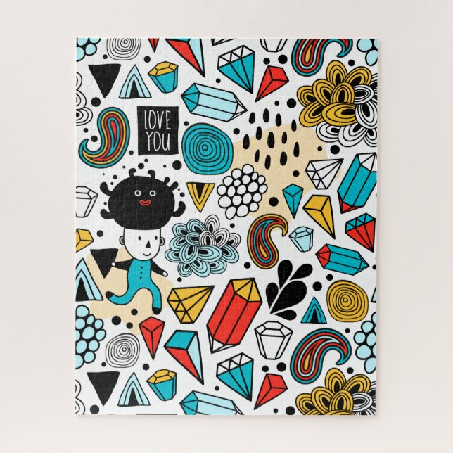 Crazy head jigsaw puzzle (Vertical)