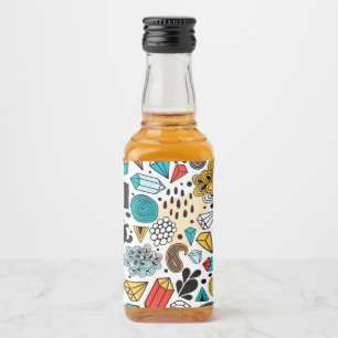 Crazy head liquor bottle label