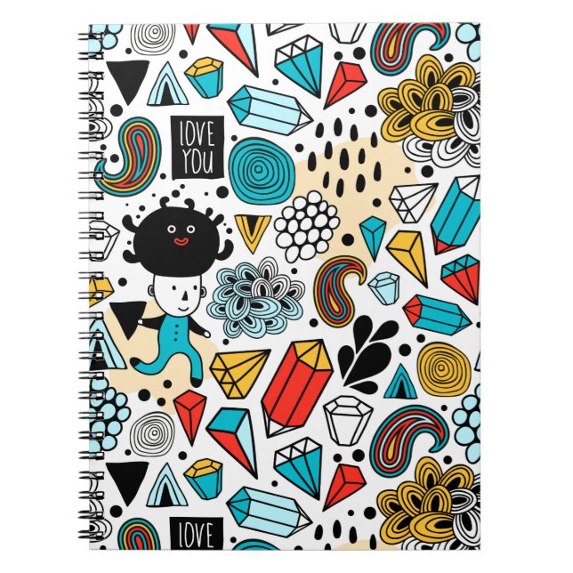 Crazy head notebook (Front)