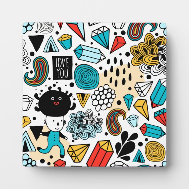 Crazy head plaque (Front)