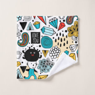 Crazy head wash cloth