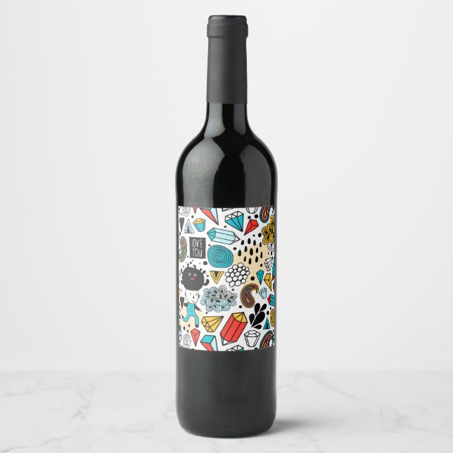 Crazy head wine label (Front)