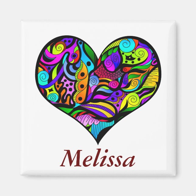 Crazy Heart Magnet (Front)