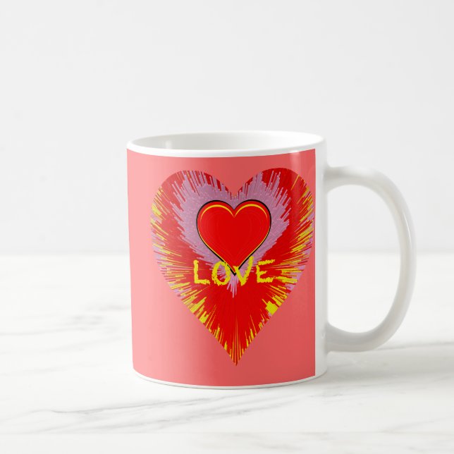 Crazy heart Mug #9 (Right)