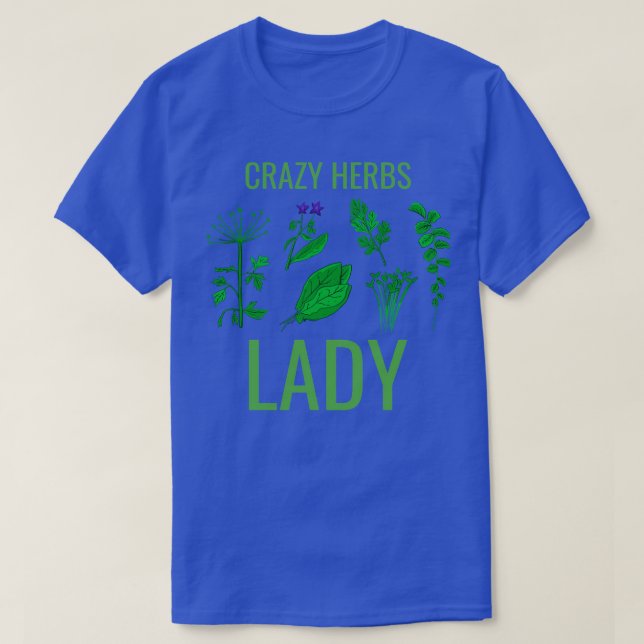 Crazy Herbs Lady T-Shirt (Design Front)