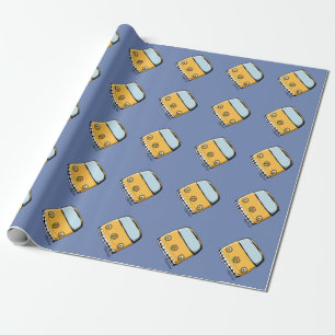 Crazy Hippi Bus Wrapping Paper