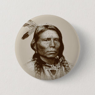 Crazy Horse 6 Cm Round Badge
