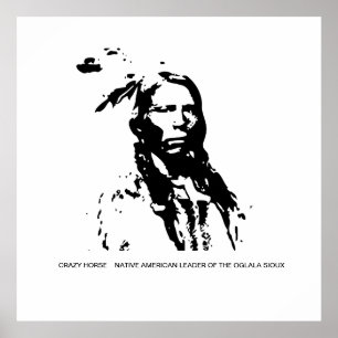 Crazy Horse Native American Leader Poster