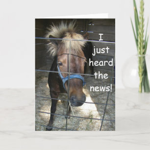 CRAZY HORSE SAYS HAPPY **40th** BIRTHDAY Thank You Card