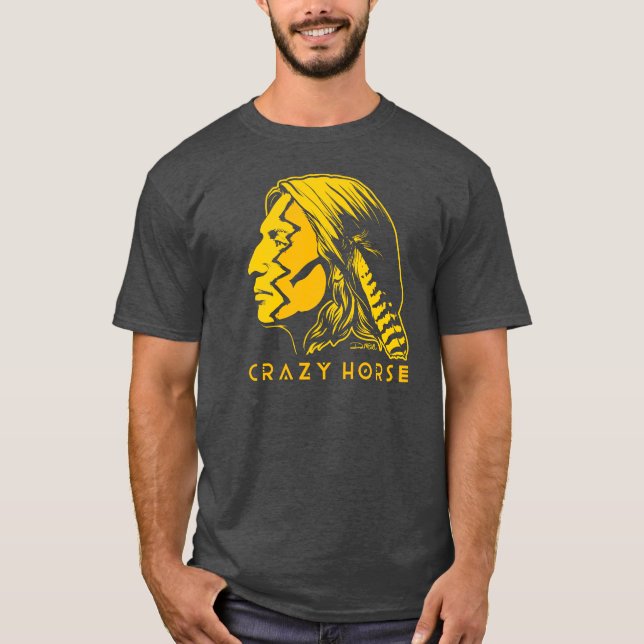 Crazy Horse War Paint T-Shirt (Front)