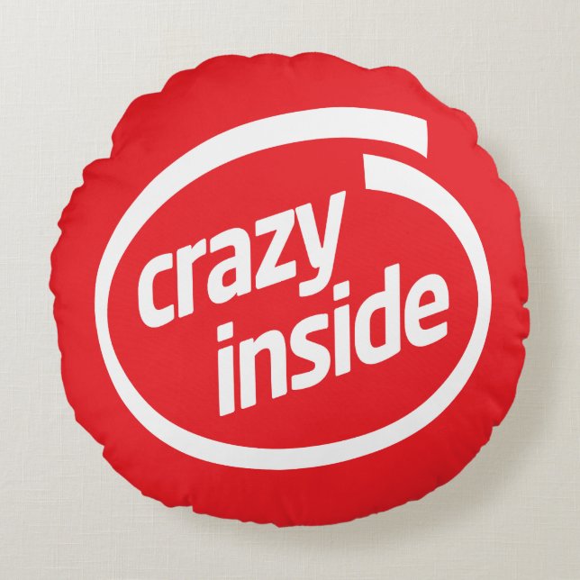 Crazy inside round cushion (Front)