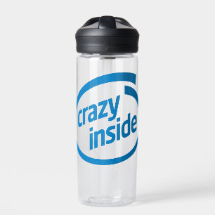 Crazy inside water bottle