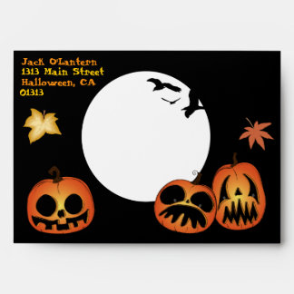 'Crazy Jacks' Halloween Envelope