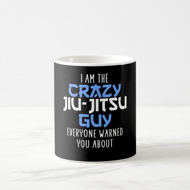 crazy jiu-Jitsu guy Coffee Mug (Center)