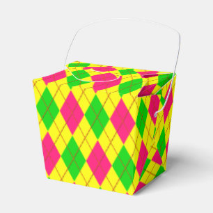 Crazy Kids Colors-CKC-Argyle 6-FAVOR BOX,take out Favour Box