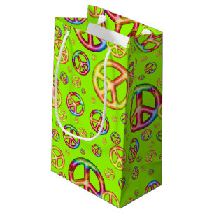 Crazy Kids Colors PEACE OUT-Neon Gift Bag S