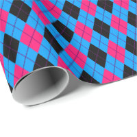 Crazy Kids Colours 09 Argyle Gift Wrapping Paper