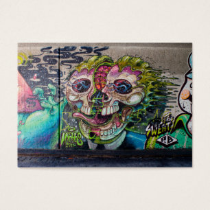 Crazy Kind Of Horror Skull Graffiti