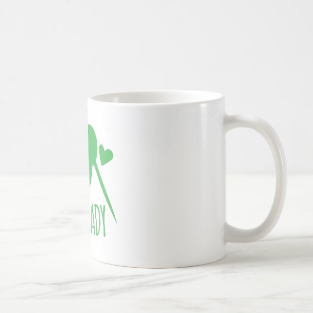 Crazy Kiwi Lady Coffee Mug (Right)