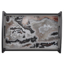 Crazy Lace Agate Photo Designed Tray