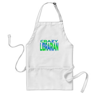 Crazy Librarian Standard Apron