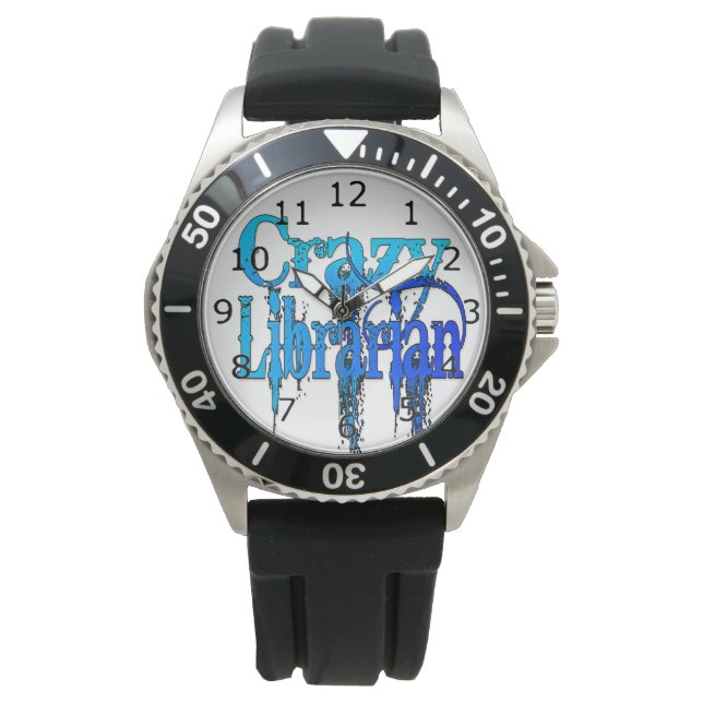 Crazy Librarian Watch (Front)