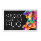 Crazy Little Thing Called Pug Colourful Silhouette