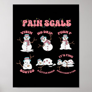 Crazy Love Broken Heart Pain Scale Emotion Valenti Poster